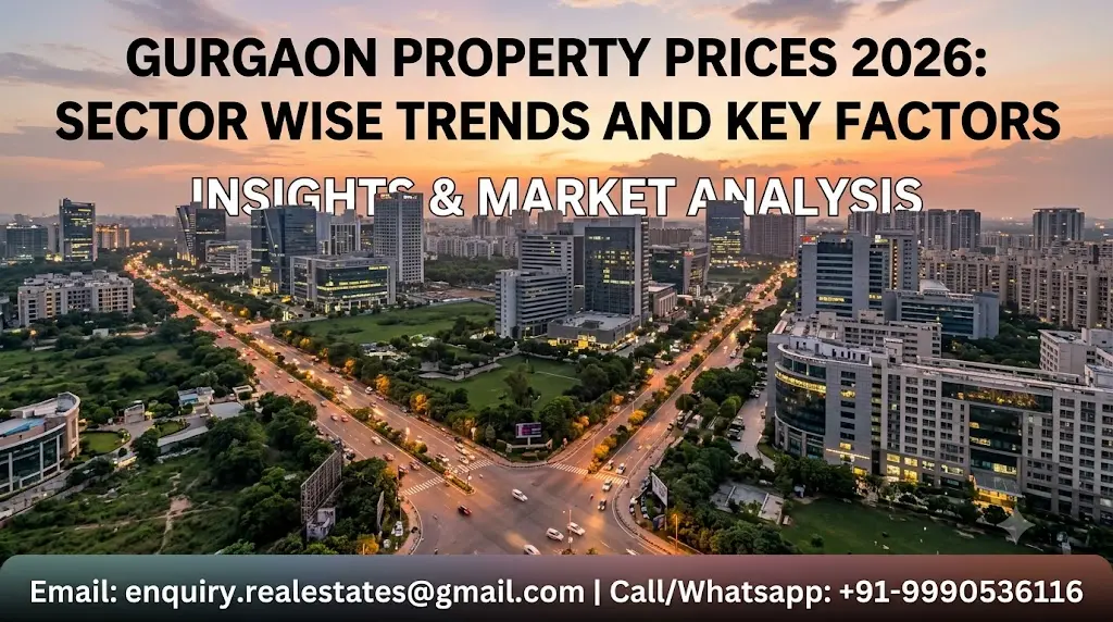Gurgaon Property Prices 2026: Sector Wise Trends and Key Factors