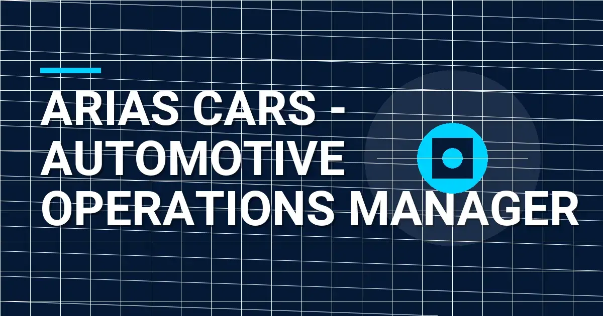 Arias Cars - Automotive Operations Manager