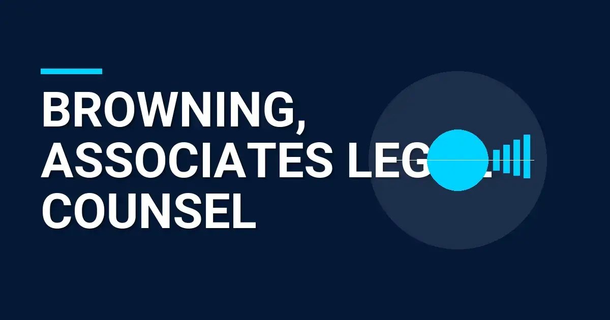 Browning, Associates Legal Counsel