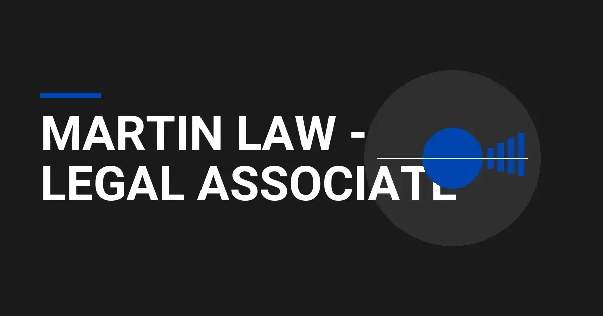 Martin Law - Legal Associate