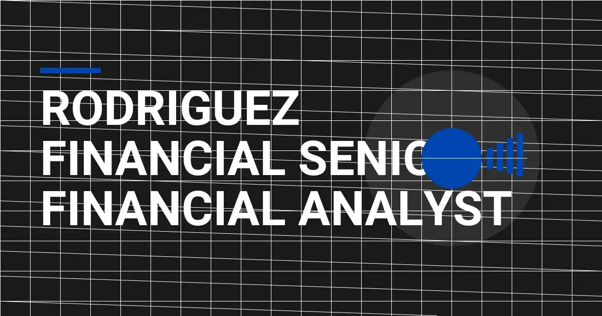 Rodriguez Financial Senior Financial Analyst
