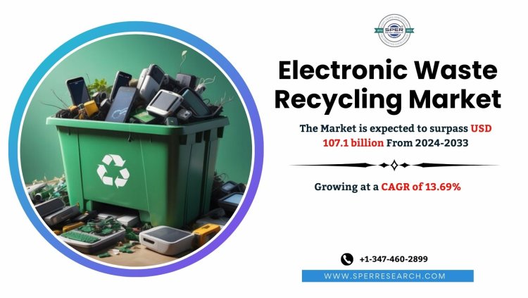 E-waste Management Market Share, Revenue, Trends, Demand, Growth Strategy, Challenges, Opportunities and Future Competition Till 2033: SPER Market Research